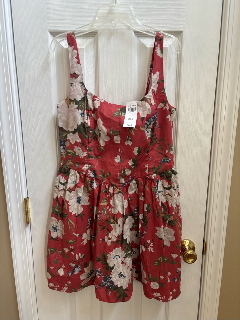 Abercrombie & Fitch Floral Corset Style Romper w/ Smocked Back, Size Mp, NWT - Picture 2 of 6